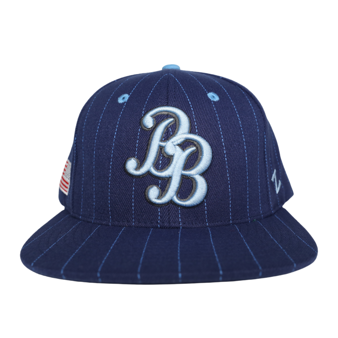 【HOCKEY】 PINSTRIPED HAT NAVY Hockey Pinstriped Navy Hat – humidity